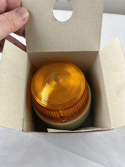 Bezet Typ 04‑H Aufputzleuchte IP54 230V E14 Amber Surface Mount Indicator New