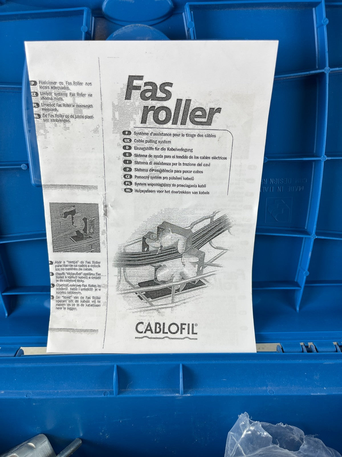 Cablofil Fas Roller Cable Pulling System Kit Wire Tray Cable Installation Tool