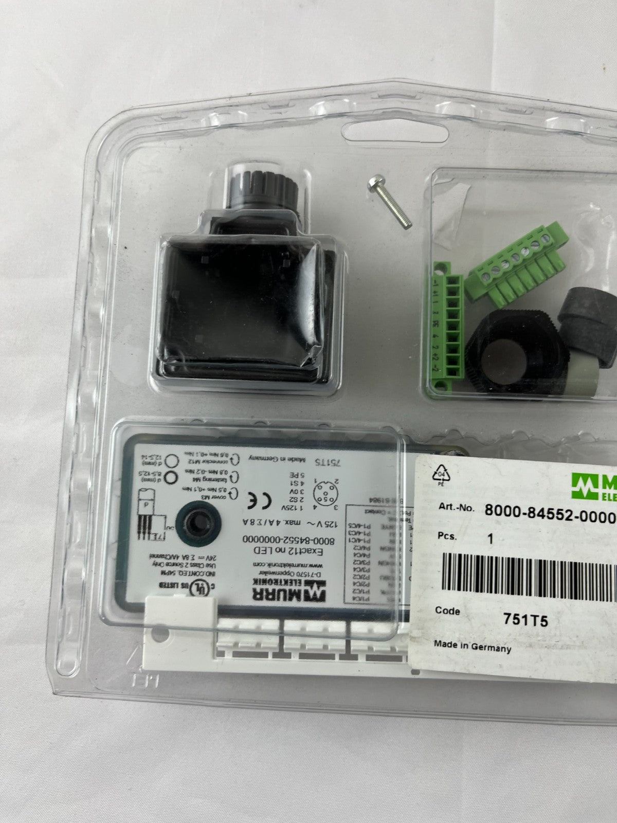 Murr Elektronik 8000-84552-0000000 Exact12 M12 Distribution Box 4×M12 5-Pin 24V