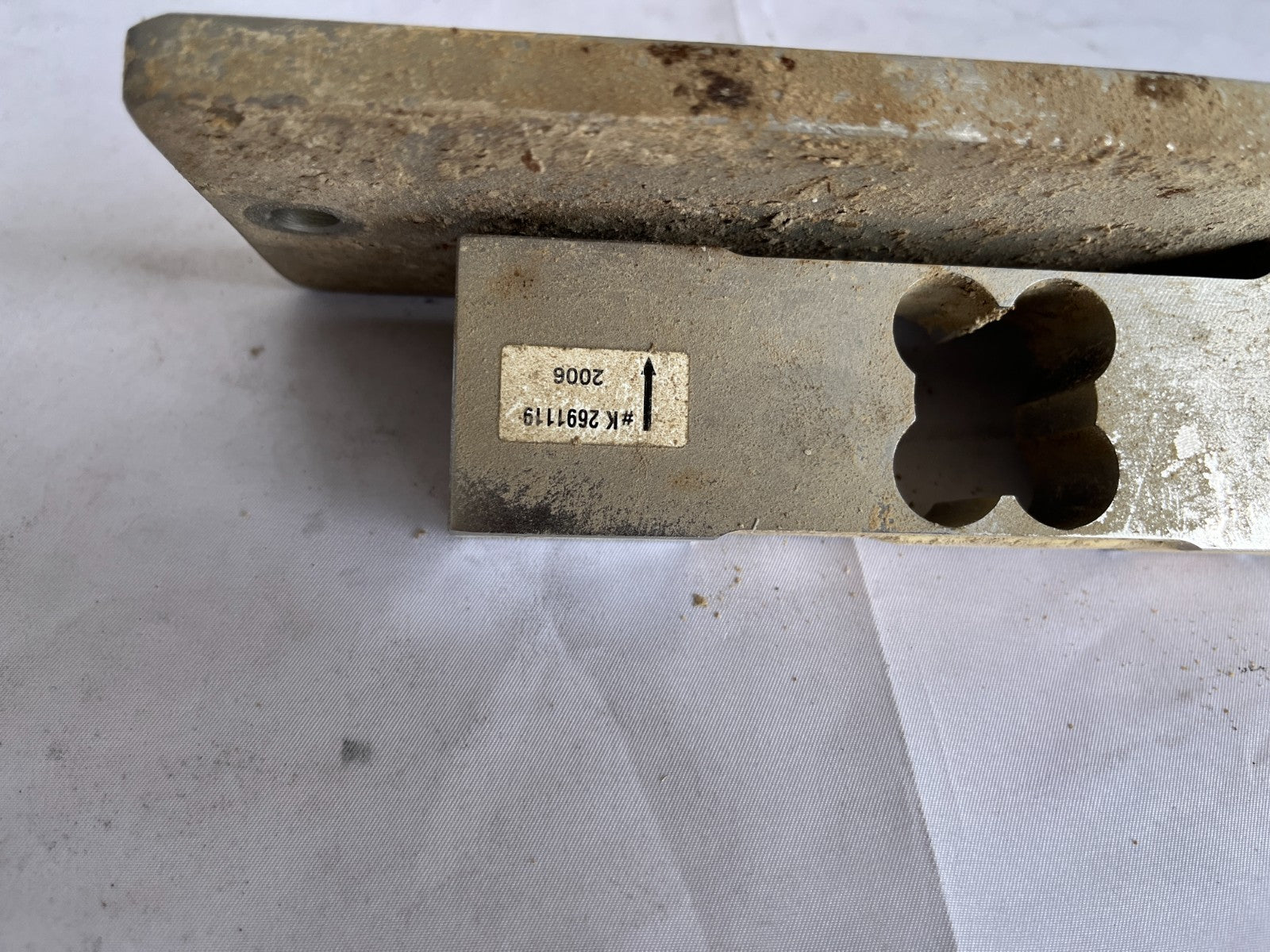 Hbm Pw15Ac3mr/30Kg Single Point Load Cell On Base 30Kg Used Working Spare Unit