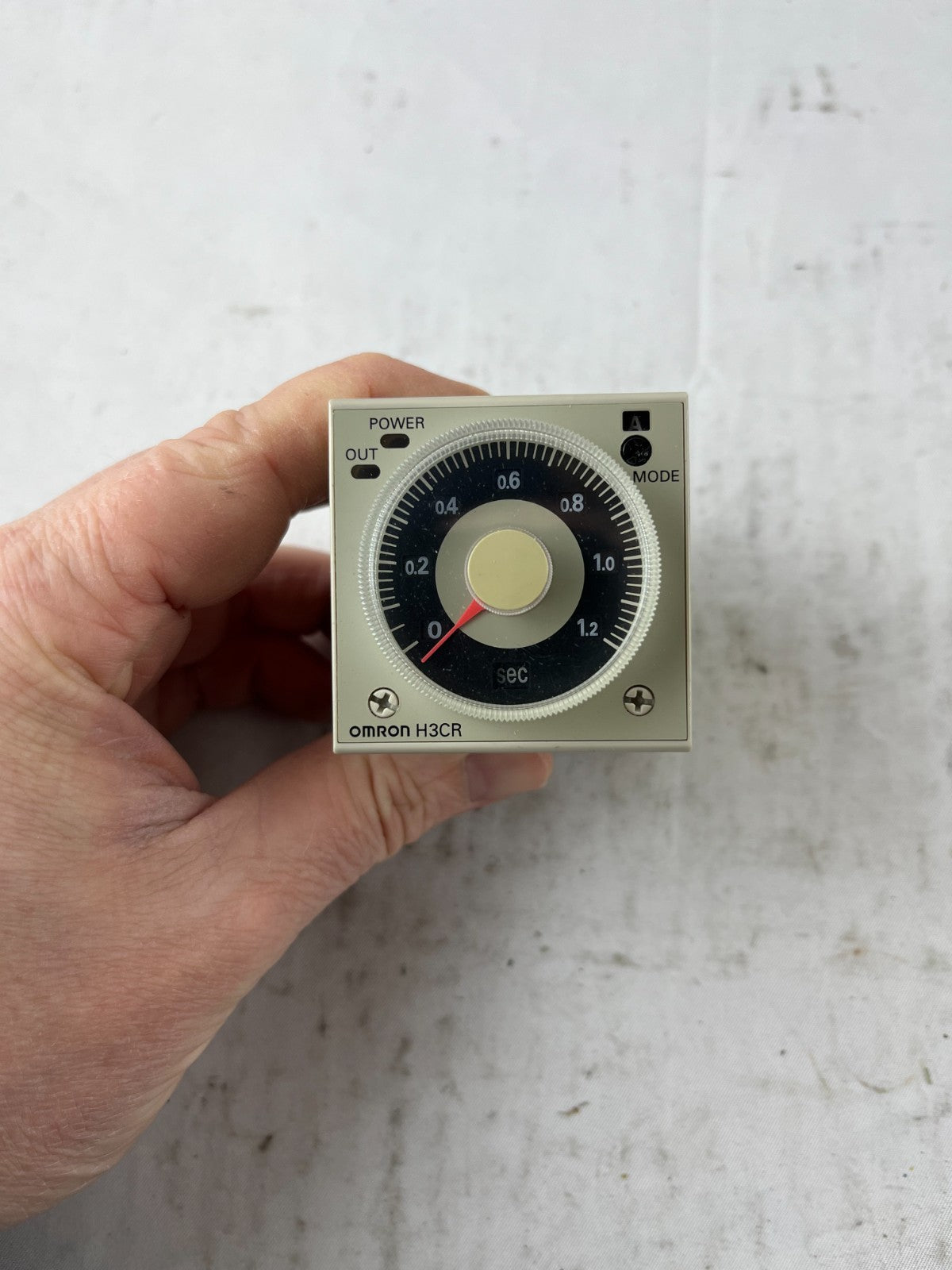 Omron H3CR-A8 Analog Timer Relay 100-240VAC 5A Plug-In Used Spare Unit