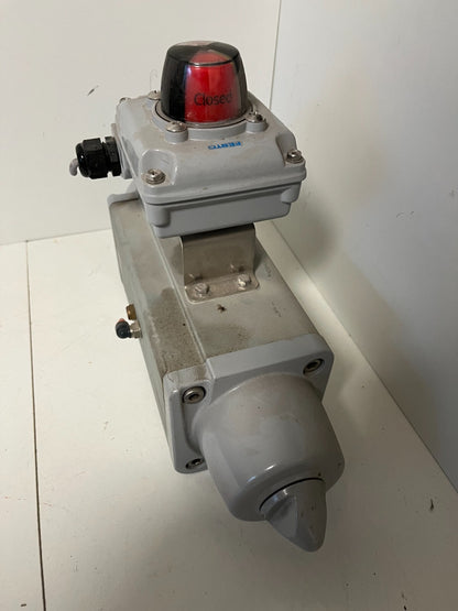Festo VZBA-2"VW-63-T-22-F0507-V4V4T-P590-R-90-4-C + SRCC-C-63-YR90-MW Positioner