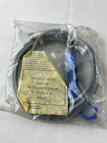 Electromatic E11805TBOP Inductive Proximity Switch 20-250V AC New Spare Unit