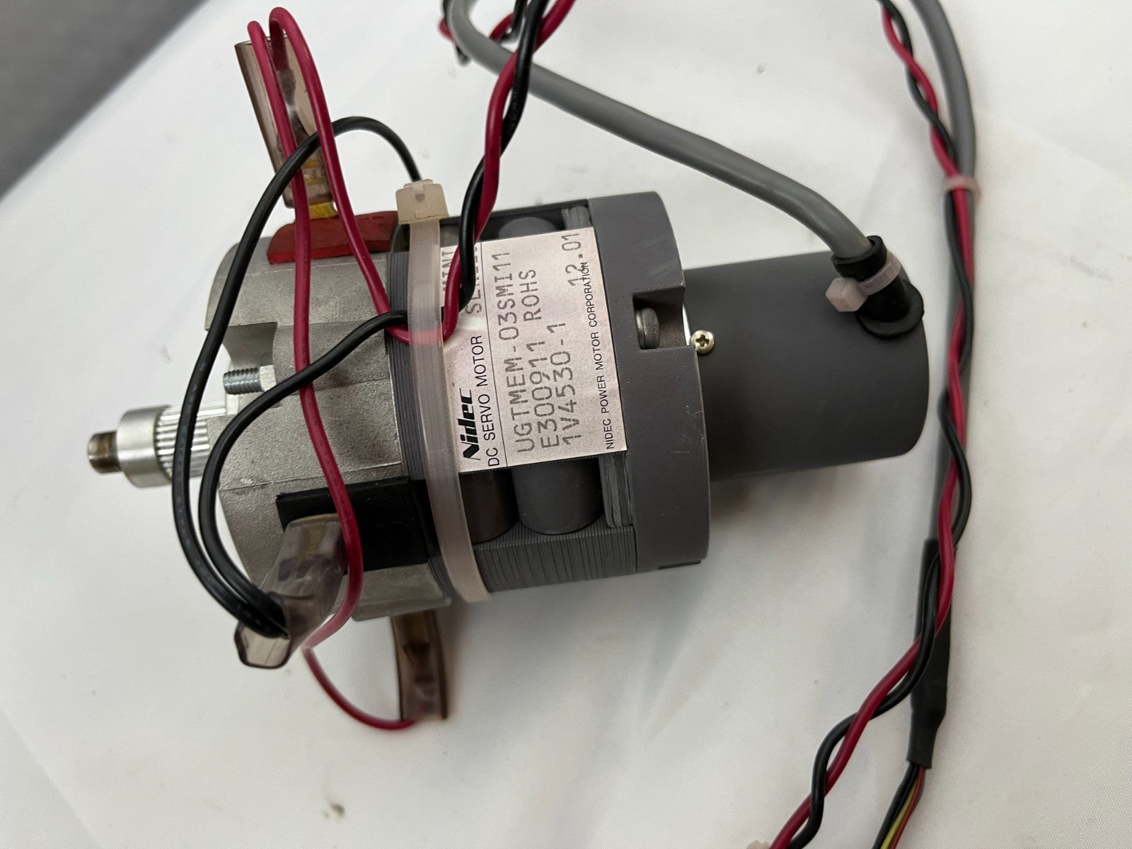 Nidec DC Servo Motor UGTMEM-03SM11 | Mini Series | 24V | Encoder | Industrial