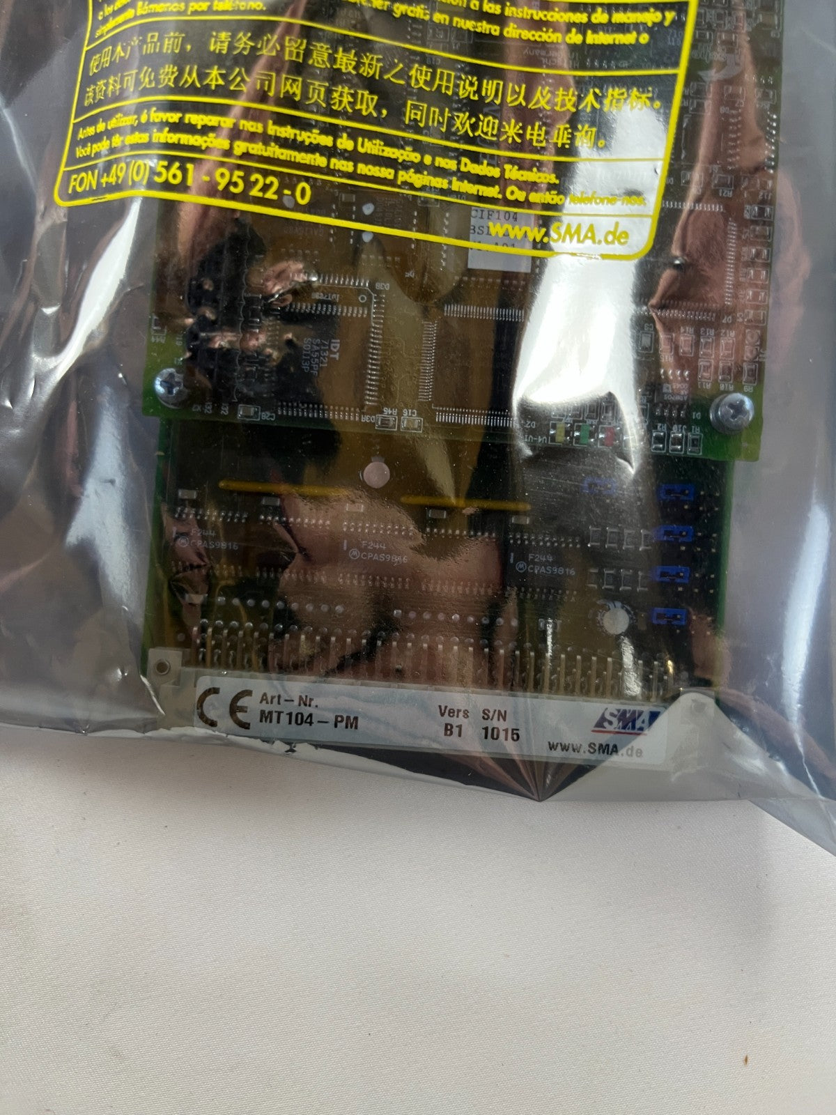 SMA MT104-PM Industrial Computer Module Board MT104-02 NOS In Box NEW