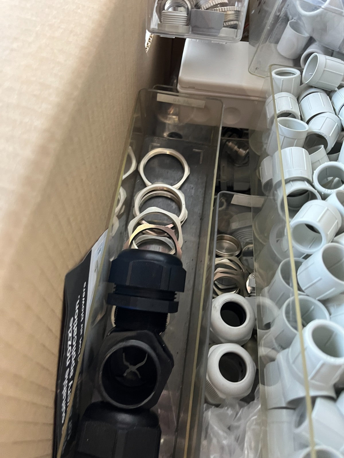Detzel Univolt Cable Gland Lot PG21 PG29 Plastic Metal Industrial Bulk Mixed