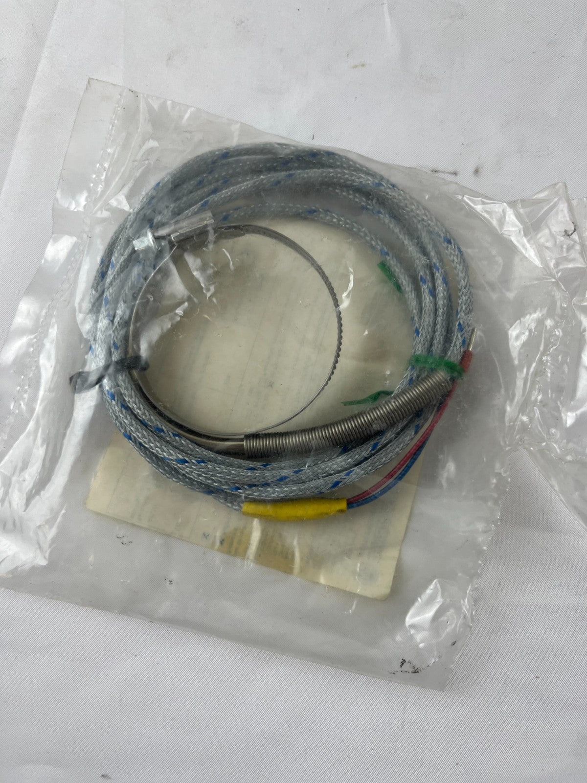 Ihne & Tesch TEF SP Thermocouple Type L Ø40‑60 mm Pipe Clamp Sensor 2m Cable