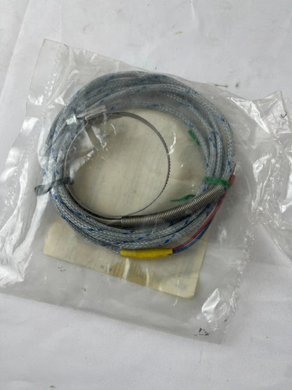 Ihne & Tesch TEF SP Thermocouple Type L Ø40‑60 mm Pipe Clamp Sensor 2m Cable
