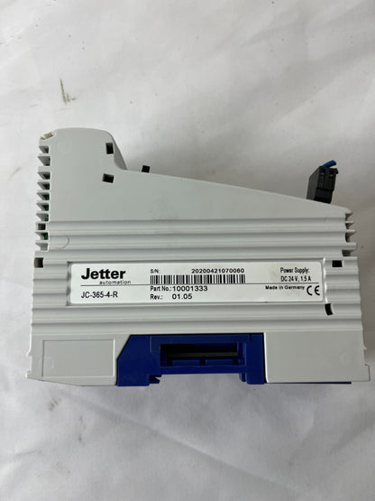 Jetter JC-365-4-R JetControl 365 PLC Controller 24VDC Ethernet Used Working