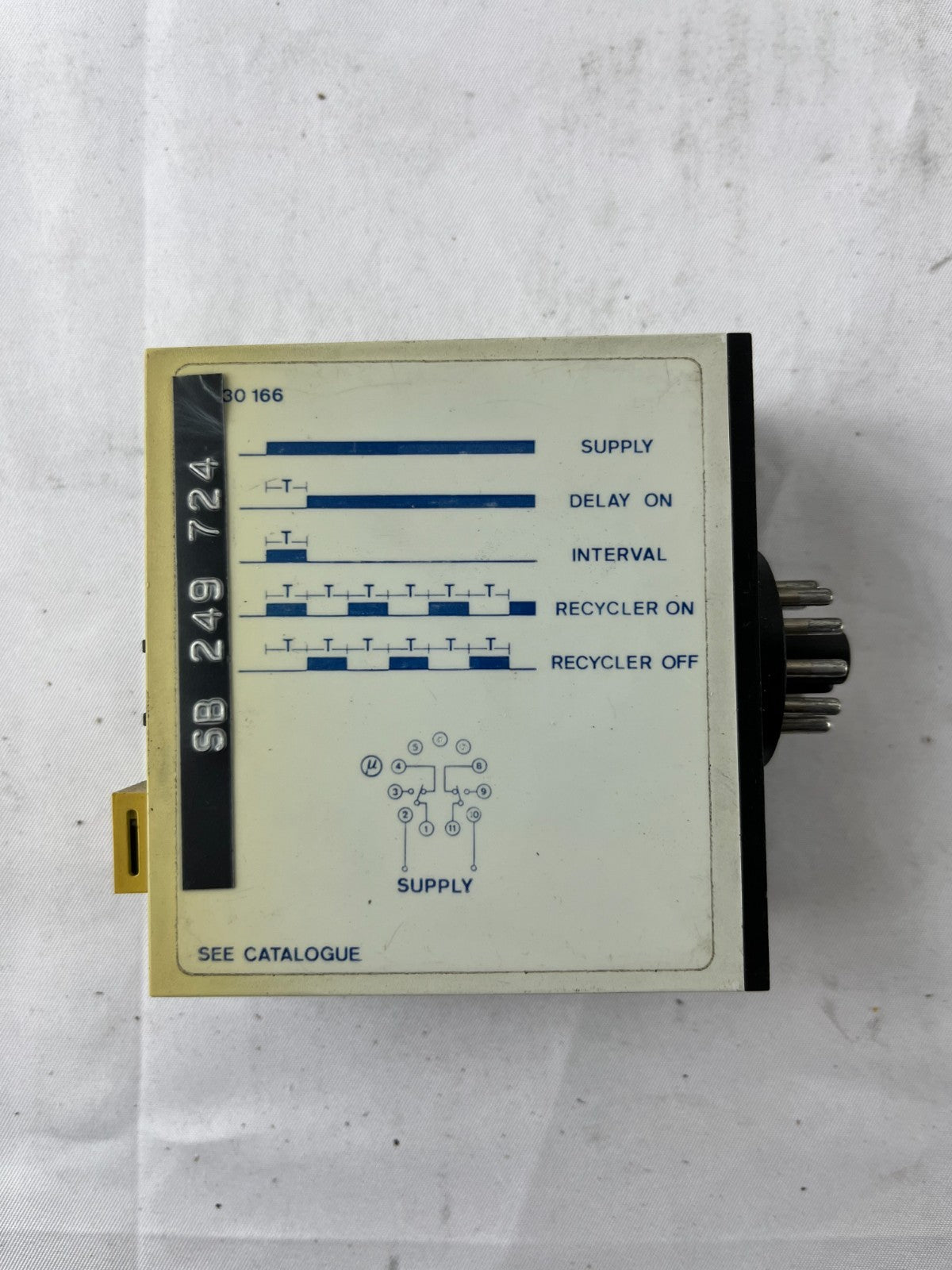 Electromatic S130166 724 Quartz Timer 20-28VDC Digital 0.1-99.9s SMK 3009