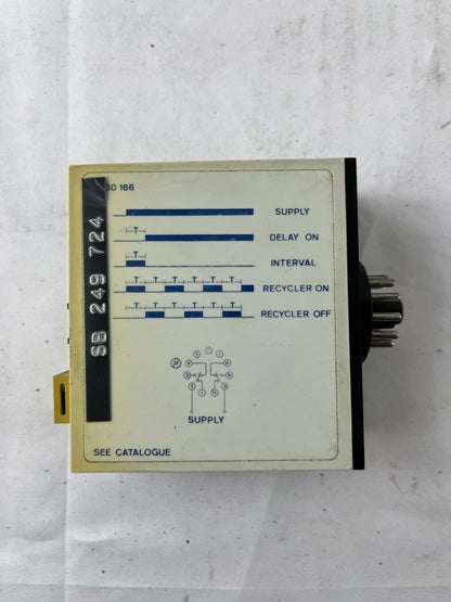 Electromatic S130166 724 Quartz Timer 20-28VDC Digital 0.1-99.9s SMK 3009