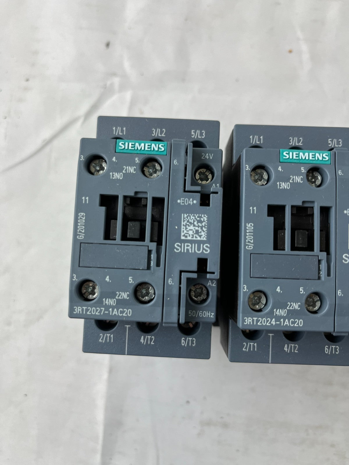 Siemens 3RT2024-1AC20 Contactor 24V Coil 3P SIRIUS Used Lot 3 Spare Units
