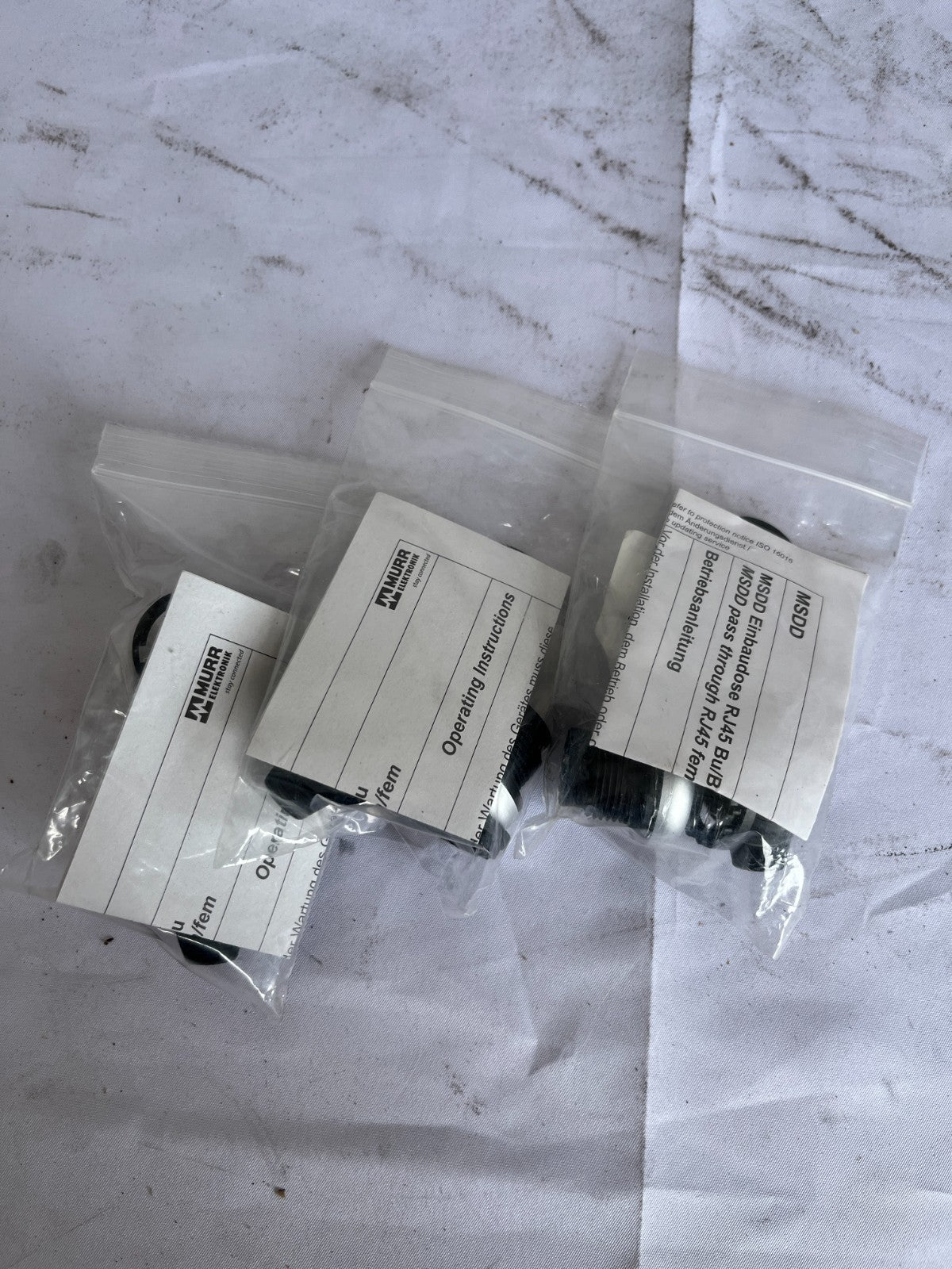 Murr Elektronik Msdd Rj45 Cat5e Panel Connector 4000‑73000‑0010000 Lot Of 3 New