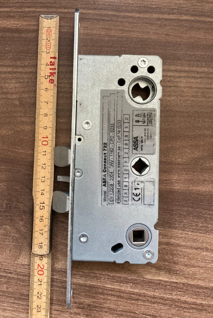 Assa Abloy Lock Case Connect 722 L: 22.5cm Emergency Exit Double Latch