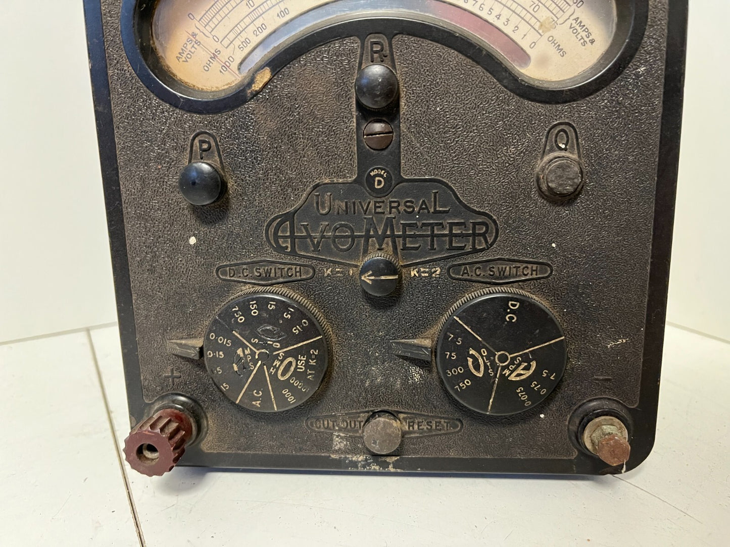 Vintage AVO Model 8 Universal Avometer Multimeter - Untested, As-Is