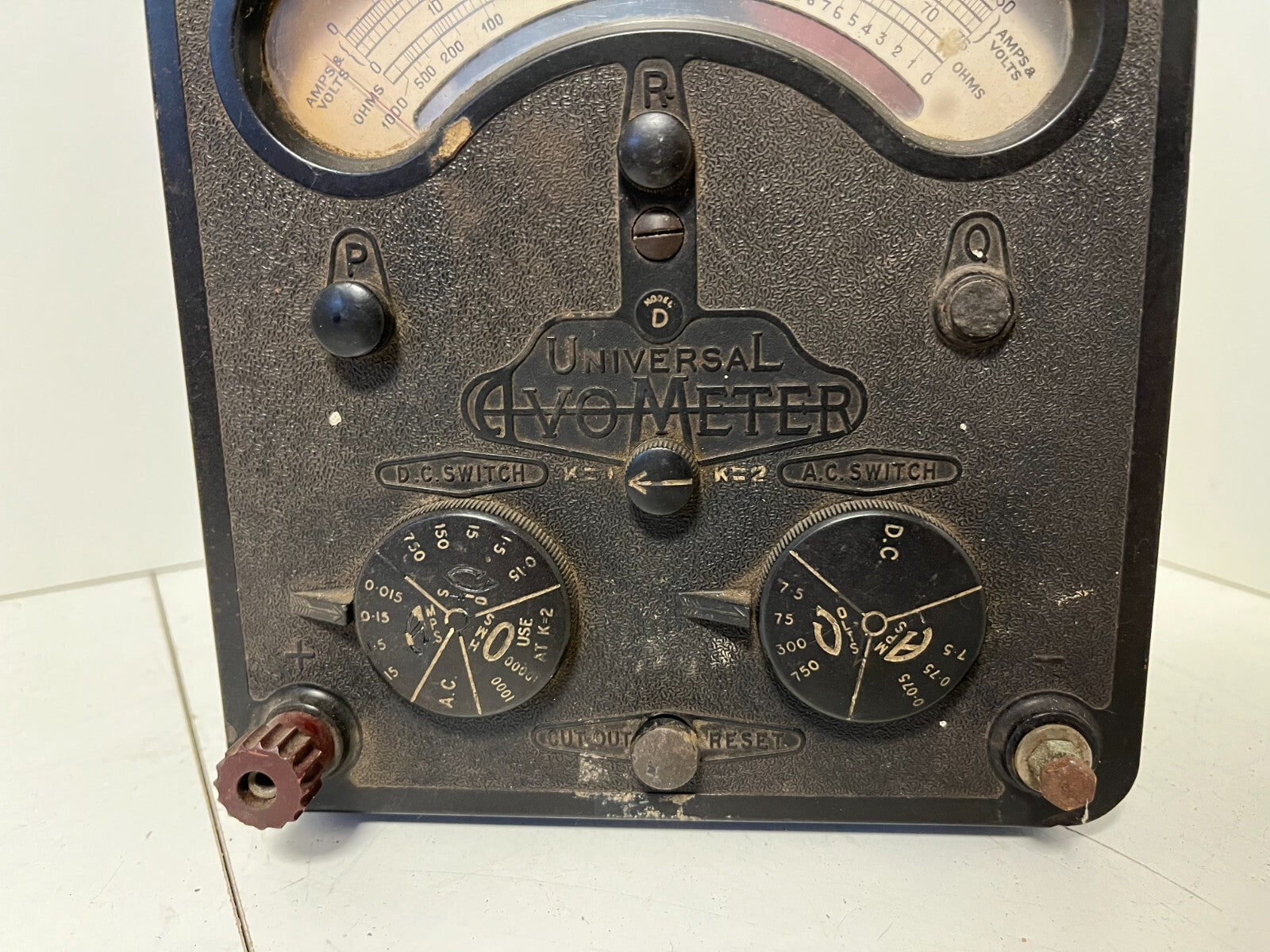 Vintage AVO Model 8 Universal Avometer Multimeter - Untested, As-Is