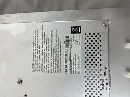 DATA MODUL 17" TFT-Display 6021-SD 24V DC Industrial HMI Monitor Panel Used