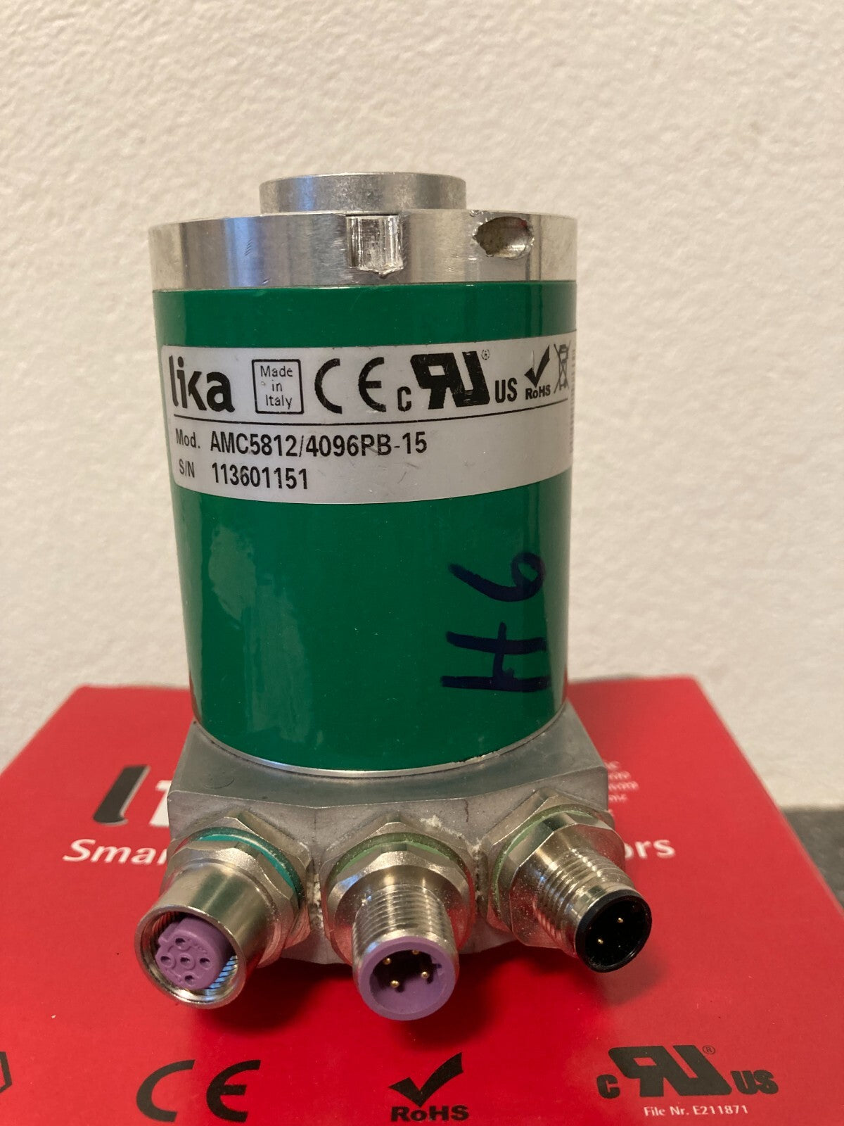 Lika AMC5812/4096PB-15 Rotary Encoder with Profibus Interface - Good Condition