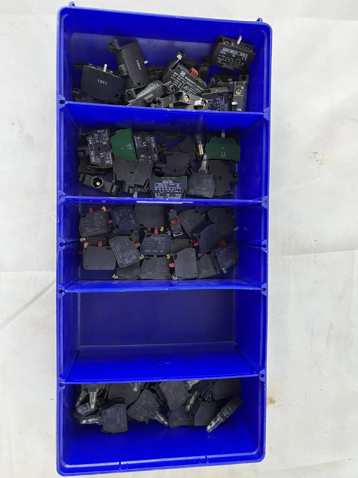 Telemecanique Schneider Contact Blocks Lamp Modules Pushbutton Parts Mixed Lot
