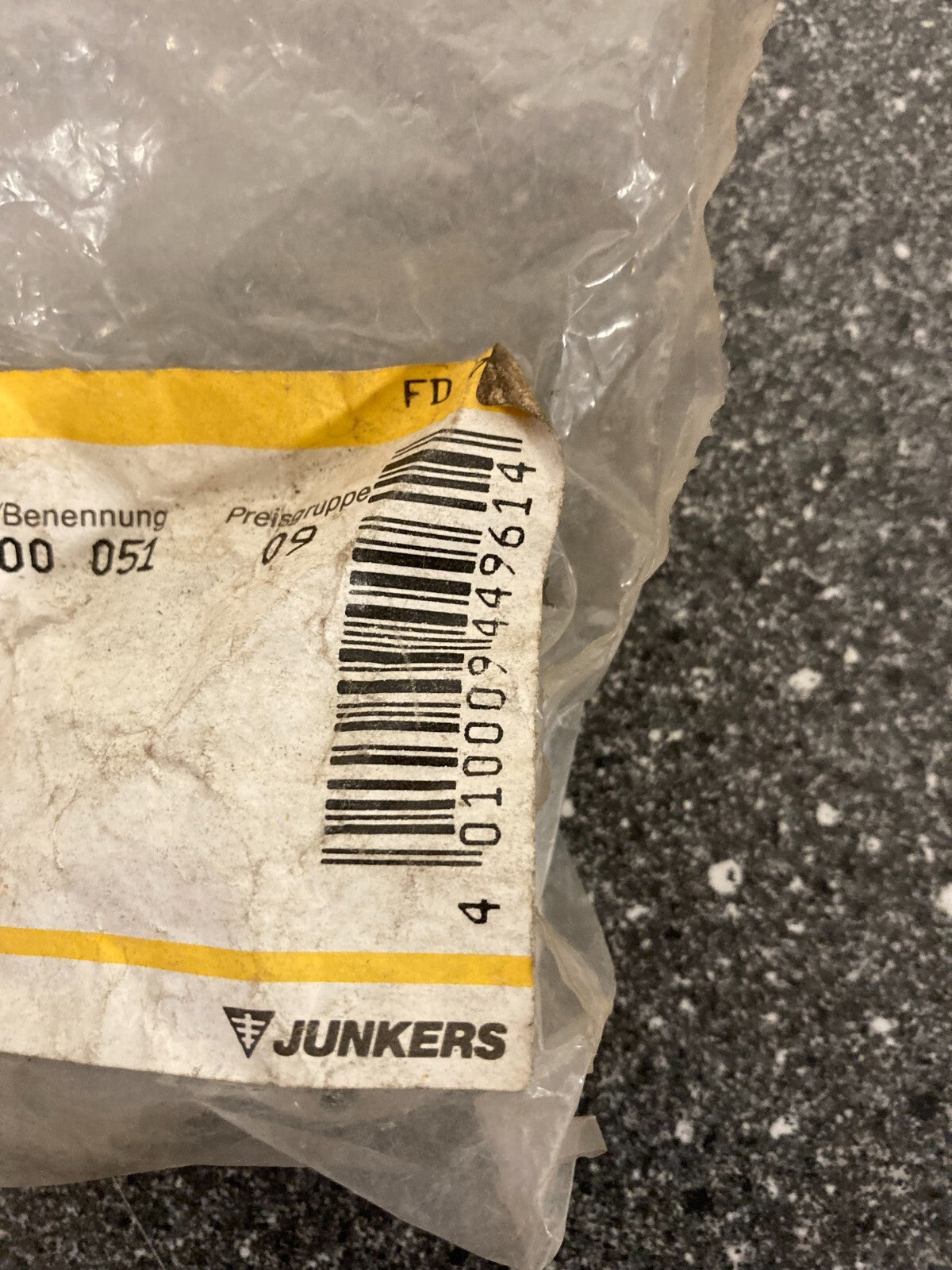 Junkers Bosch Boiler Rotary Knob PN: 8712000051 - NOS ZR/ZSR/ZWR CL/CLR/CLN