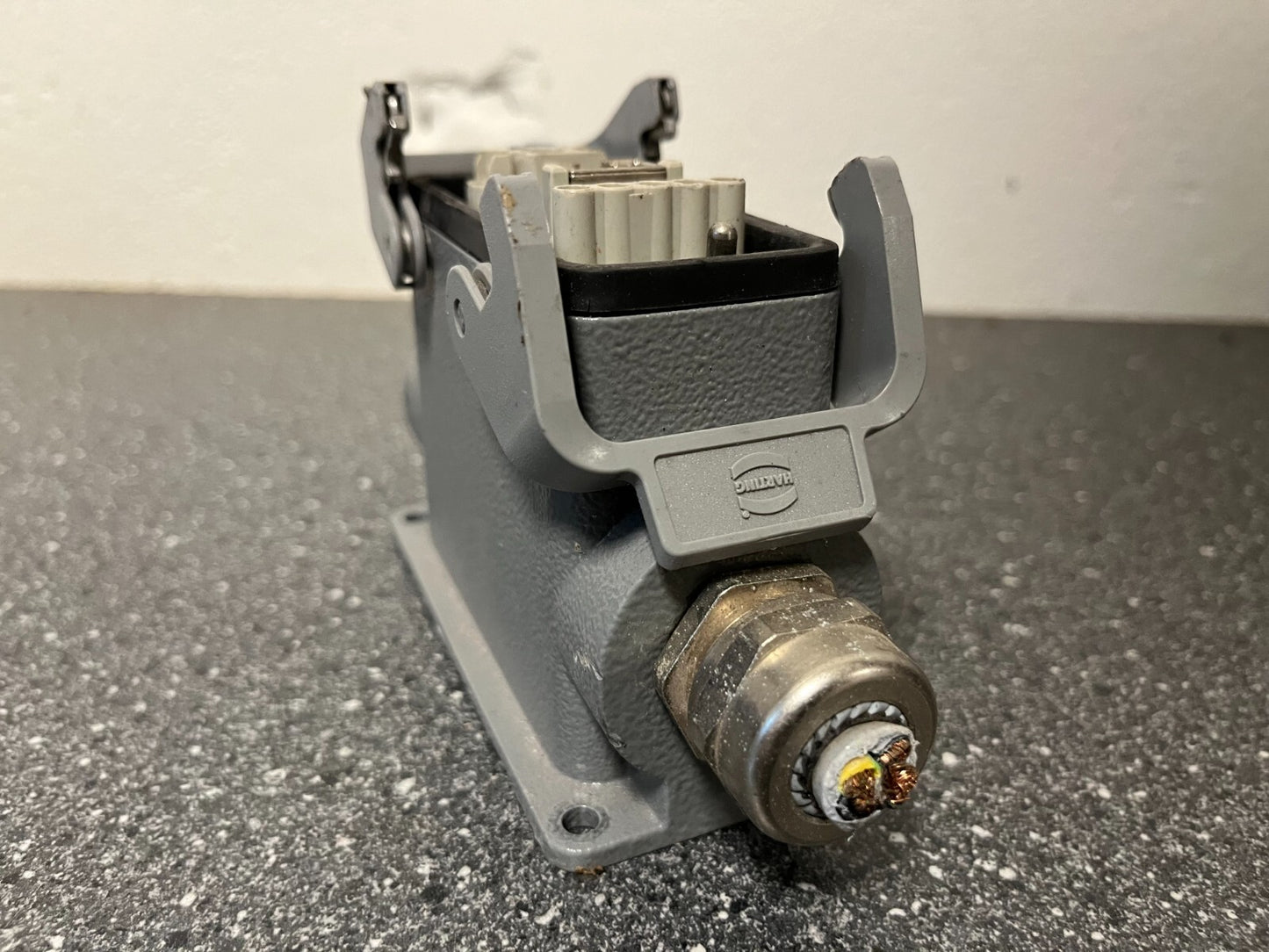 Harting Han Industrial Connector with Mixed Power & Data Modules - Used