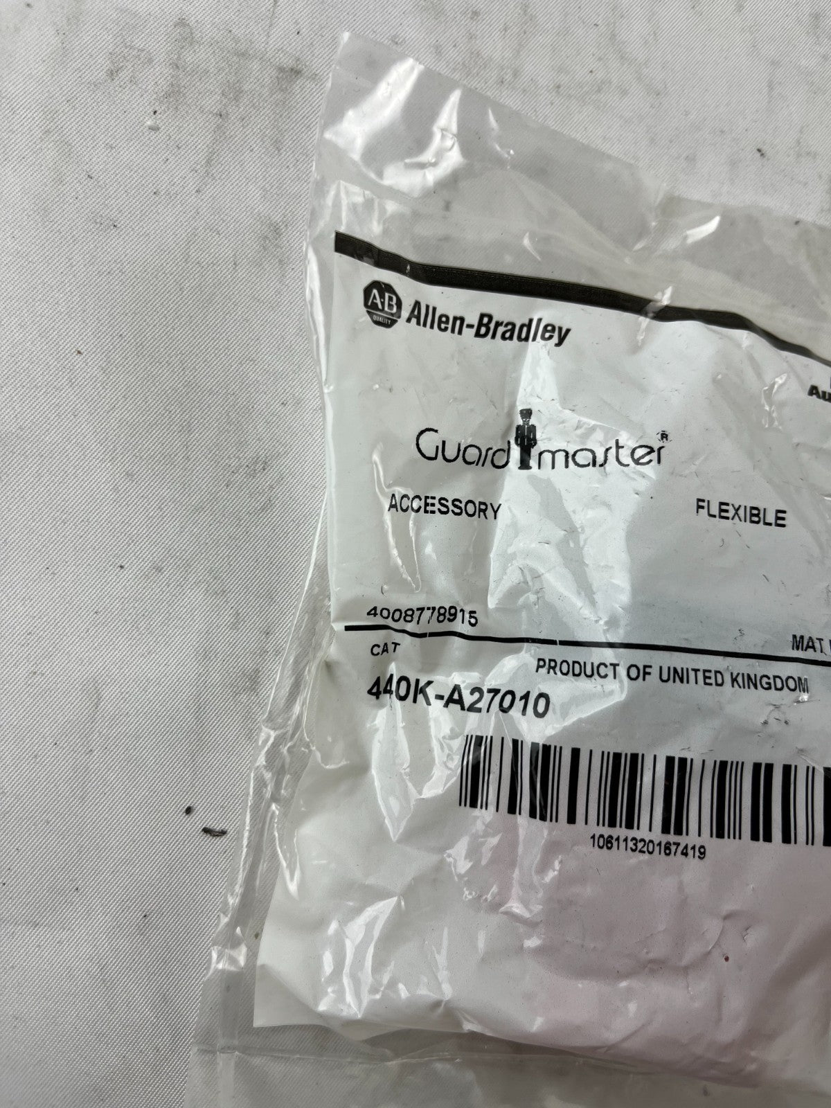 Allen-Bradley 440K-A27010 Guardmaster Flexible Actuator Key NEW Safety Switch