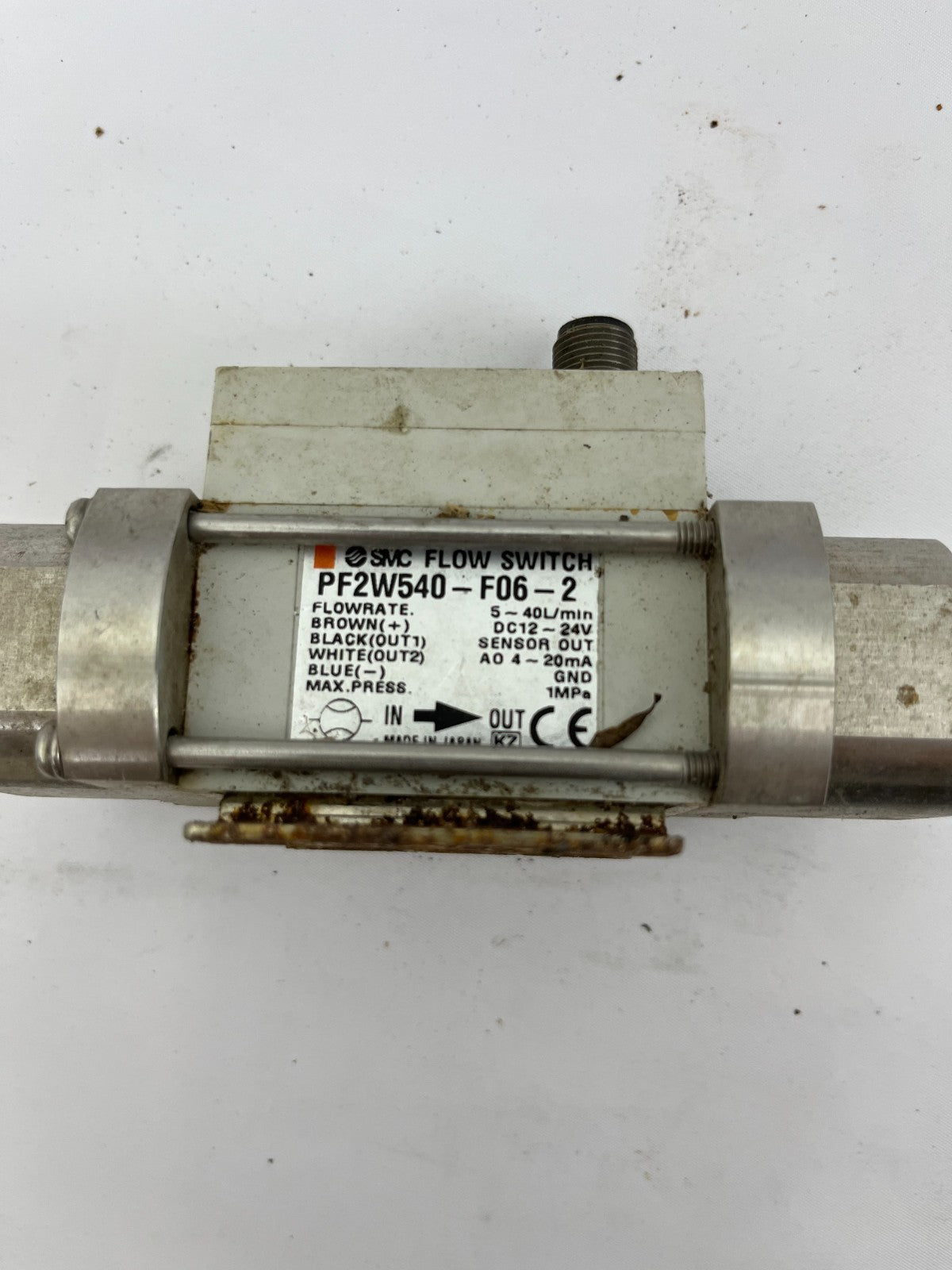 SMC PF2W540-F06-2 Flow Switch for Water 5–40L/min DC12–24V 1MPa Used Sensor