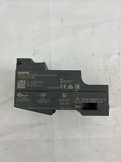 Siemens SCALANCE XF204 Industrial Ethernet Switch 6GK5204-0BA00-2AF2 Used