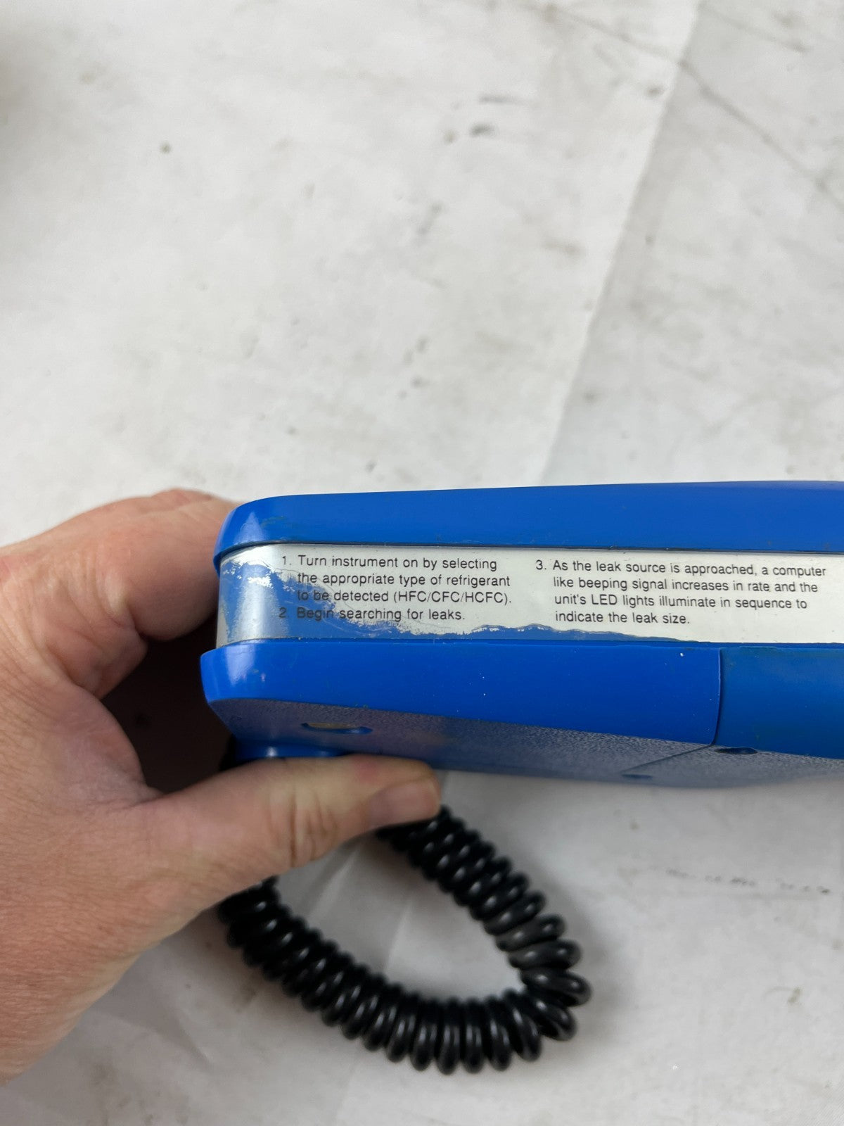 Refco 5650 Refrigerant Leak Detector Halogen CFC HCFC HFC w/ Case Used Spare