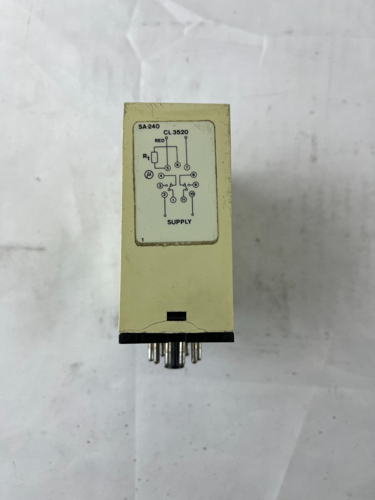 Electromatic SA240 220 Delay On Operate Timer 220VAC 0.15-3s CL3520 11-Pin LED