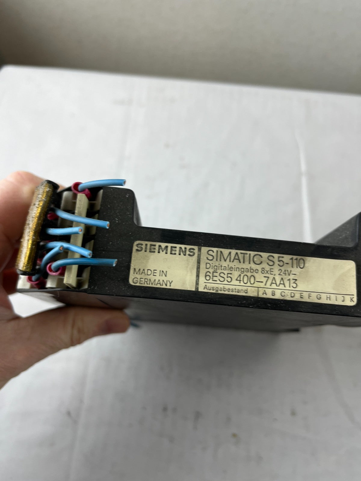 Siemens SIMATIC S5-110 6ES5 400-7AA13 Digital Input Module 8xE 24V DC Used