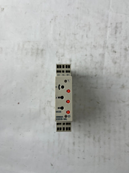 Omron H3DS-MLC Multifunction Timer Relay 24-230VAC 24-48VDC Used Spare Unit