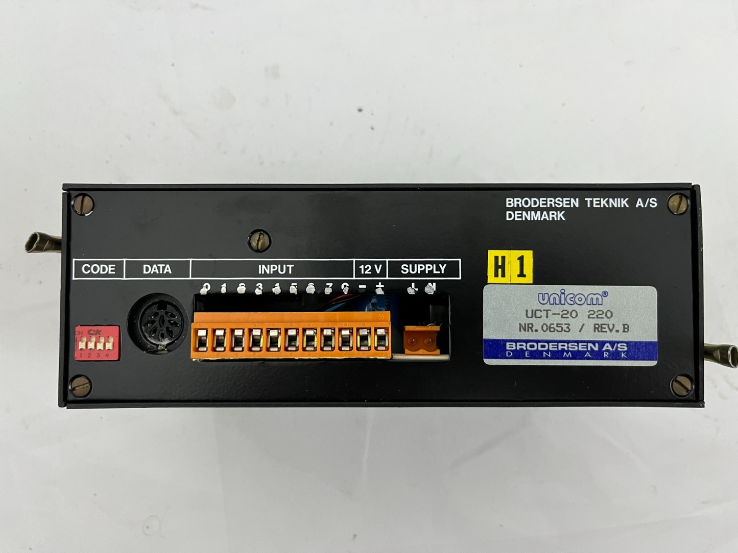 Unicom UCT-20 220 Text Display Brodersen Teknik Denmark Rev B Used Industrial