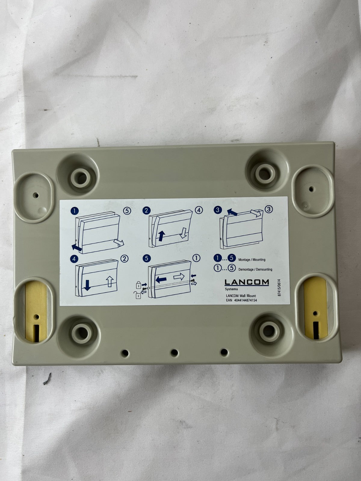LANCOM Systems Wall Mount Mounting Plate Bracket DIN Rail Network Used Spare