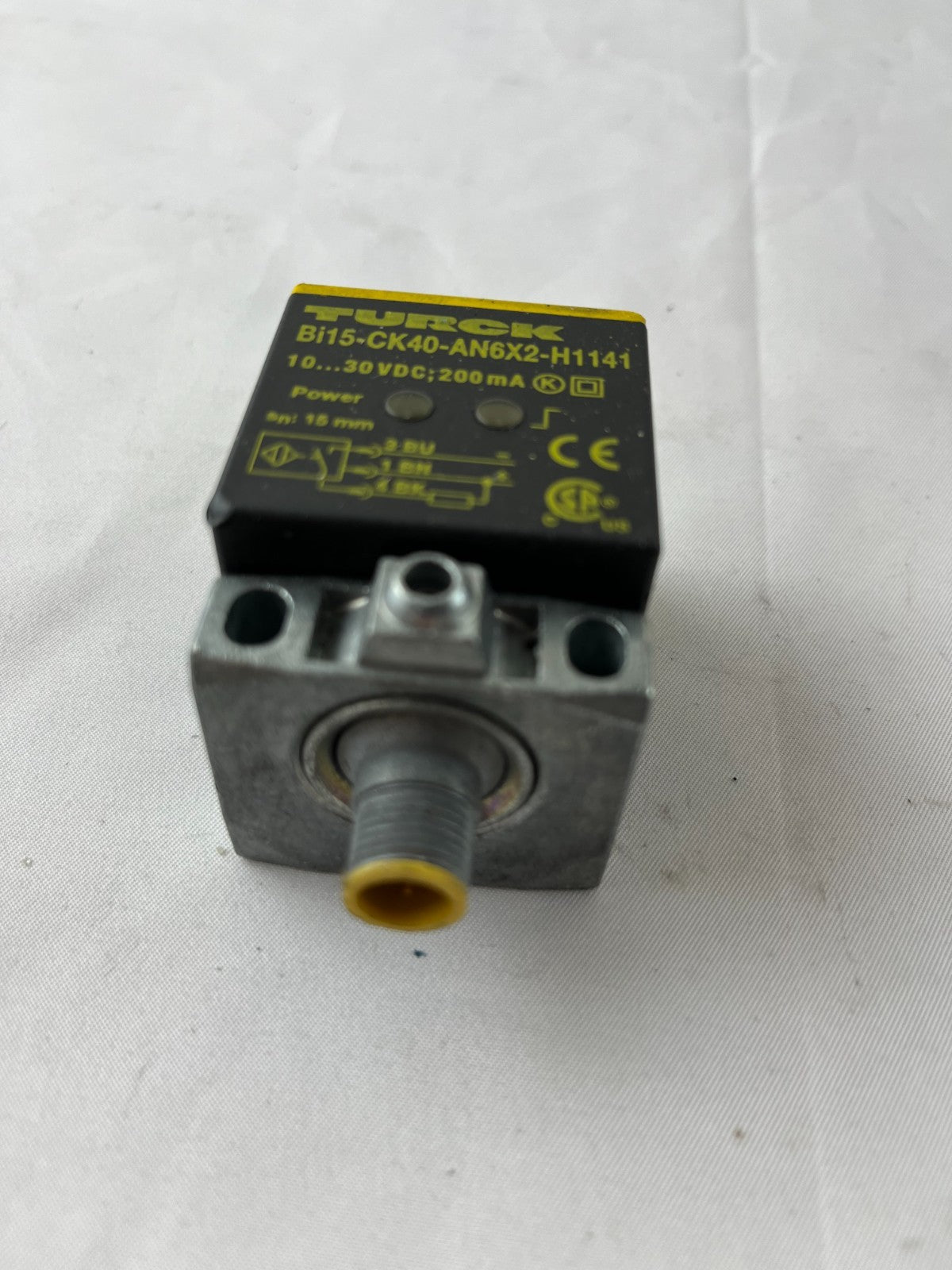 Turck Bi15-CK40-AN6X2-H1141 Inductive Proximity Sensor 10-30VDC Used Spare Part