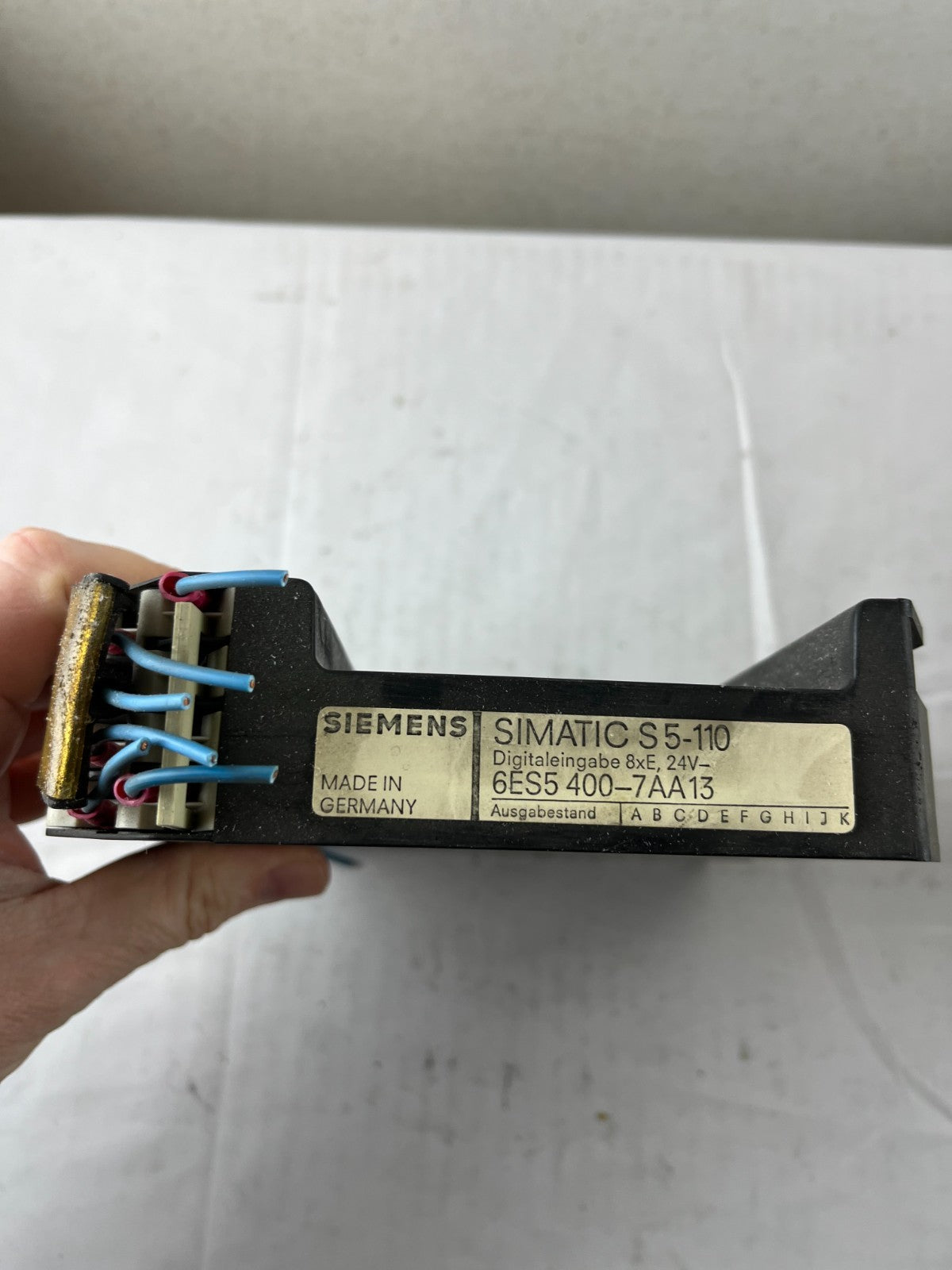 Siemens SIMATIC S5-110 6ES5 400-7AA13 Digital Input Module 8xE 24V DC Used