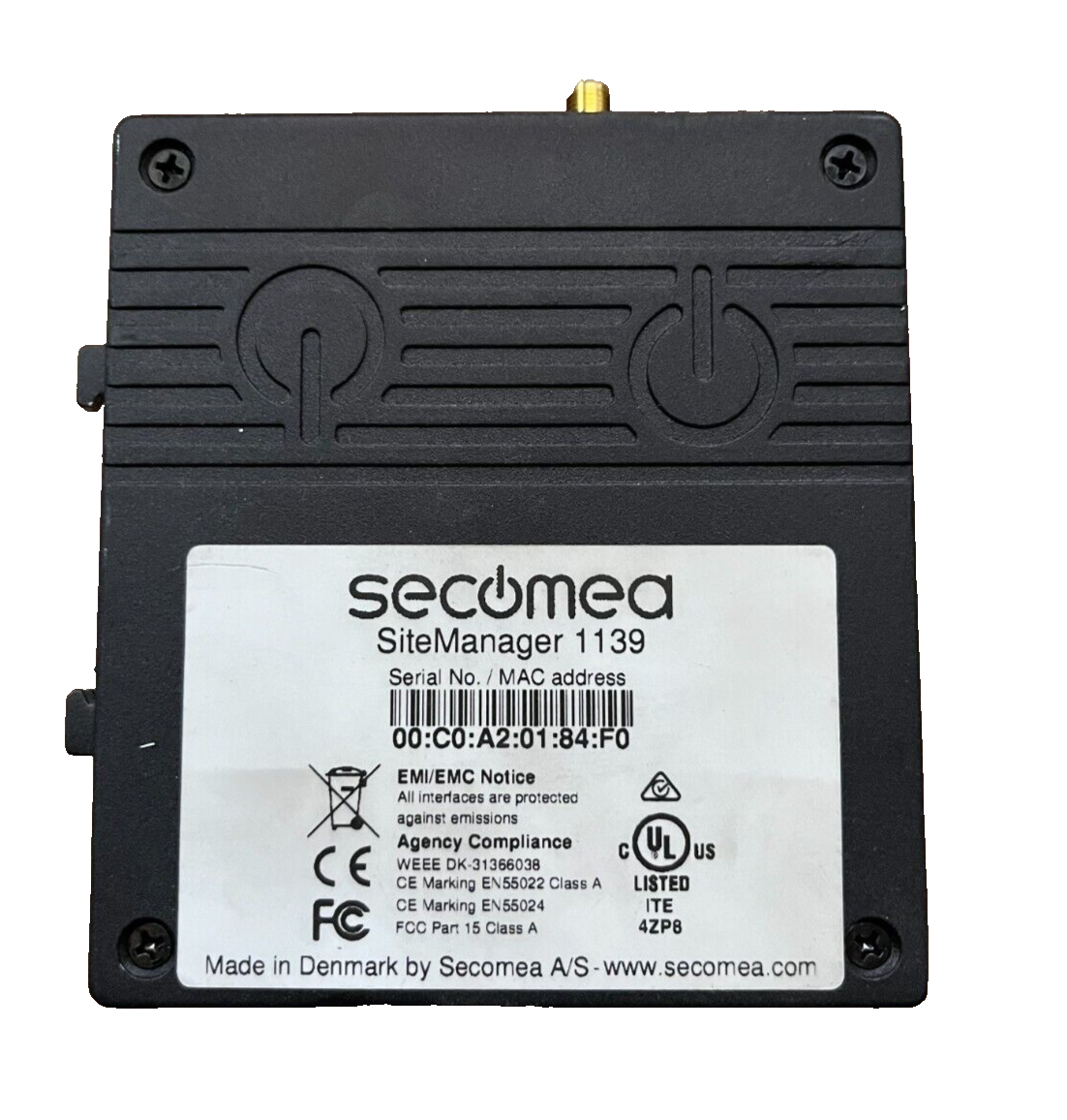 Secomea SiteManager 1139 - Industrial Remote Access Router, Made in Denmark
