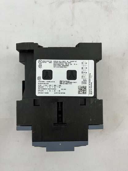 Siemens SIRIUS 3RT2027-1BB40 DC Power Contactor, 3-Pole, 32A, 24V DC Coil, 15kW