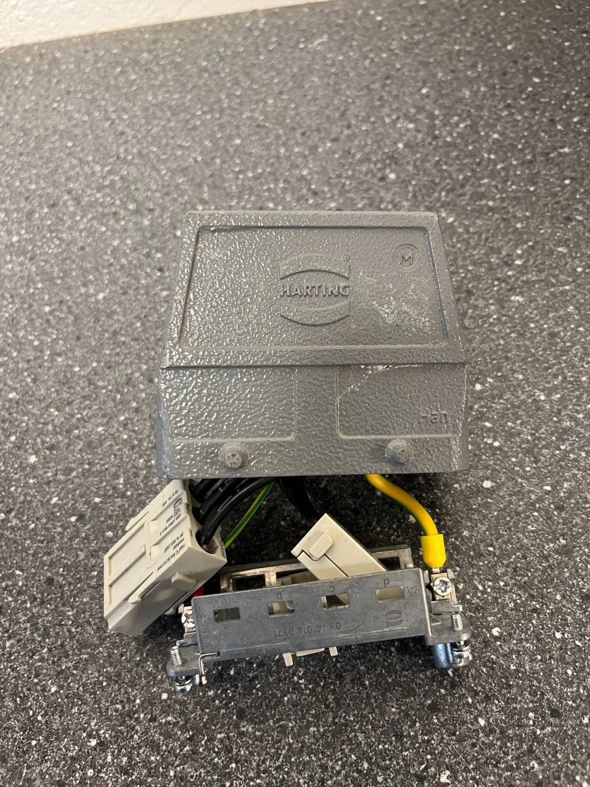 Harting Han Industrial Connector with Mixed Power & Data Modules - Used