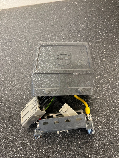 Harting Han Industrial Connector with Mixed Power & Data Modules - Used