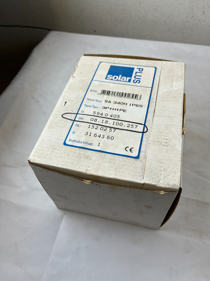 Solar Plus SA340H IP65 Rotary Isolator Switch 3P+N+PE Enclosed Switch Disconnect