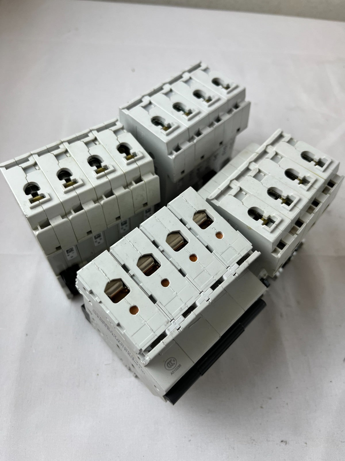 ABB S203-NA C13 C16 C25 + AEG C25 4-Pole Circuit Breaker Lot 4pcs Used Spares