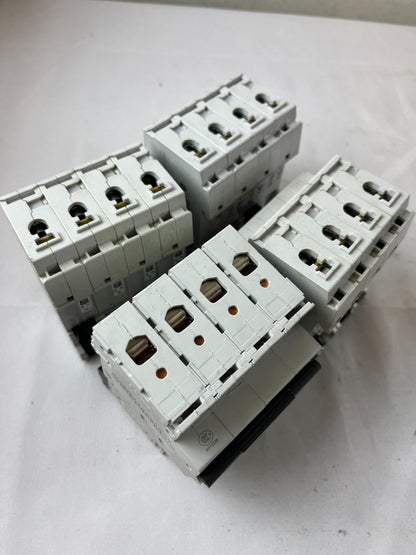 ABB S203-NA C13 C16 C25 + AEG C25 4-Pole Circuit Breaker Lot 4pcs Used Spares