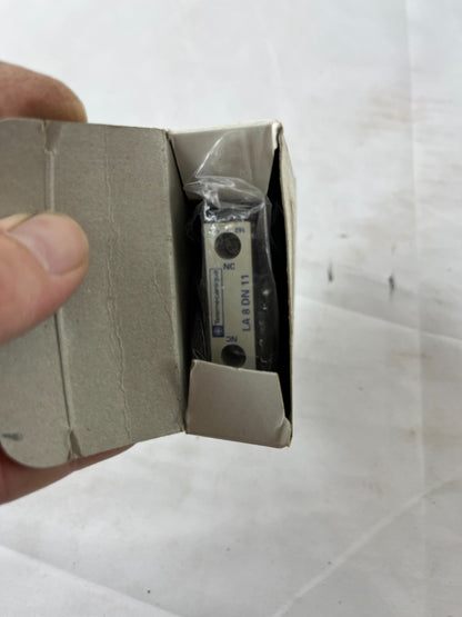 Telemecanique LA8 DN11 Auxiliary Contact Block 023648 Contactor Accessory New