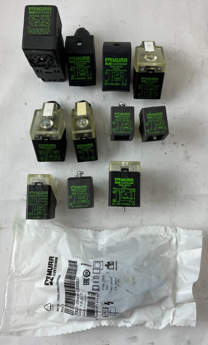 Murr Elektronik Relay Module Lot 24V AC/DC Interface Relays Mixed Models