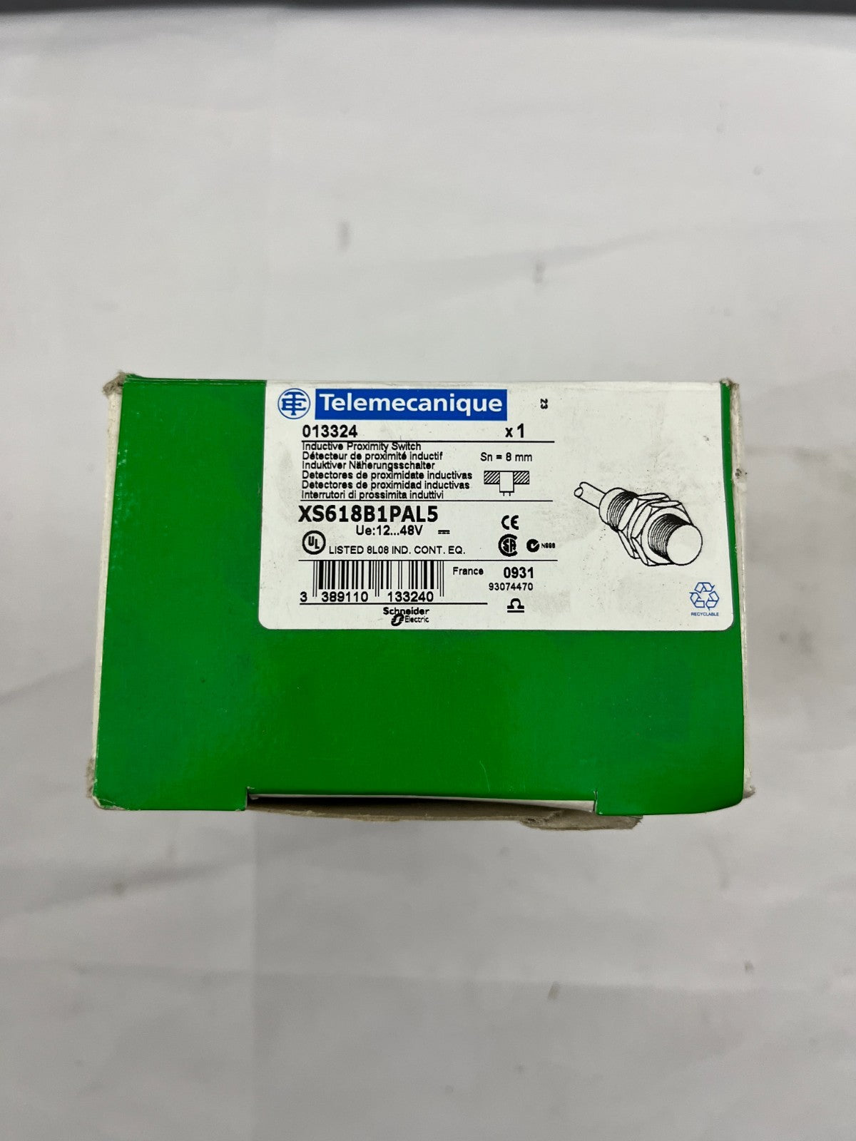 Telemecanique XS618B1PAL5 Inductive Proximity Sensor M18 8mm 12-48V Schneider