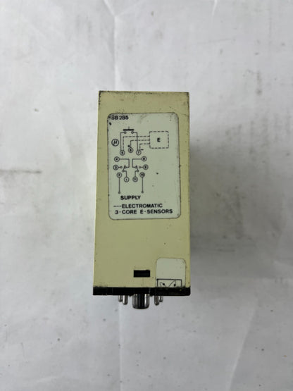 Electromatic SB285 220 Interval Timer 220VAC 0.8-18s Reset 3-Core E-Sensors