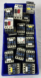 Telemecanique TeSys D Motor Contactors And Overload Relay Lot 18–20pcs Used