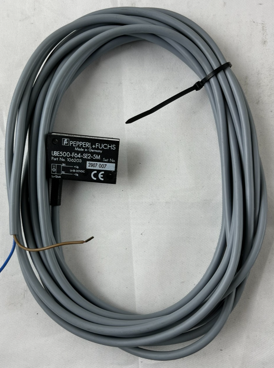 Pepperl+Fuchs UBE500-F64-SE2-5M NEW Ultrasonic Sensor 500mm 106203 Germany