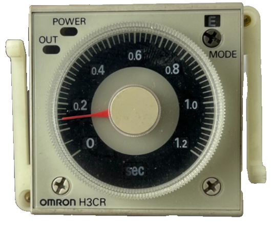 Omron H3CR-A Analog Timer Relay 100-240VAC 5A Panel Mount Used Spare Unit
